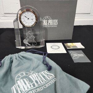 Rare Vintage Waterford Crystal Dancing Cinderella Clock